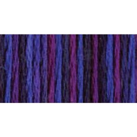 DMC 417F-4245 Color Variations Six Strand Embroidery Floss, 8.7-Yard, Mystical Midnight