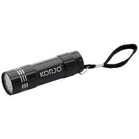 Korjo LED Pocket Torch, for Travel, Black