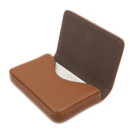 AI-DEE RFID Blocking Wallet - Minimalist Leather Business Credit Card Holder with Magnetic, Light Coffee, Small