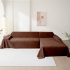 MEETSKY Couch Cover for 3 Cushion Cat Scratch Proof Couch