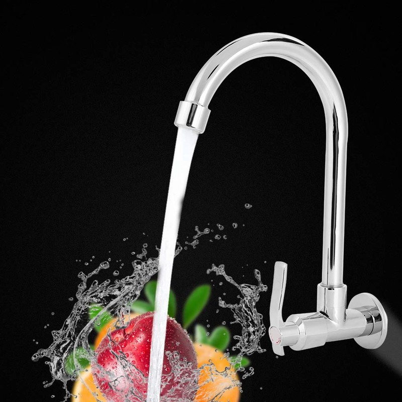 Yctze Kitchen Sink Faucets, Household Kitchen Faucet Single Cold Wall