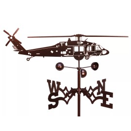SWEN Products BLACK HAWK HELICOPTER Steel Weathervane - Top Only