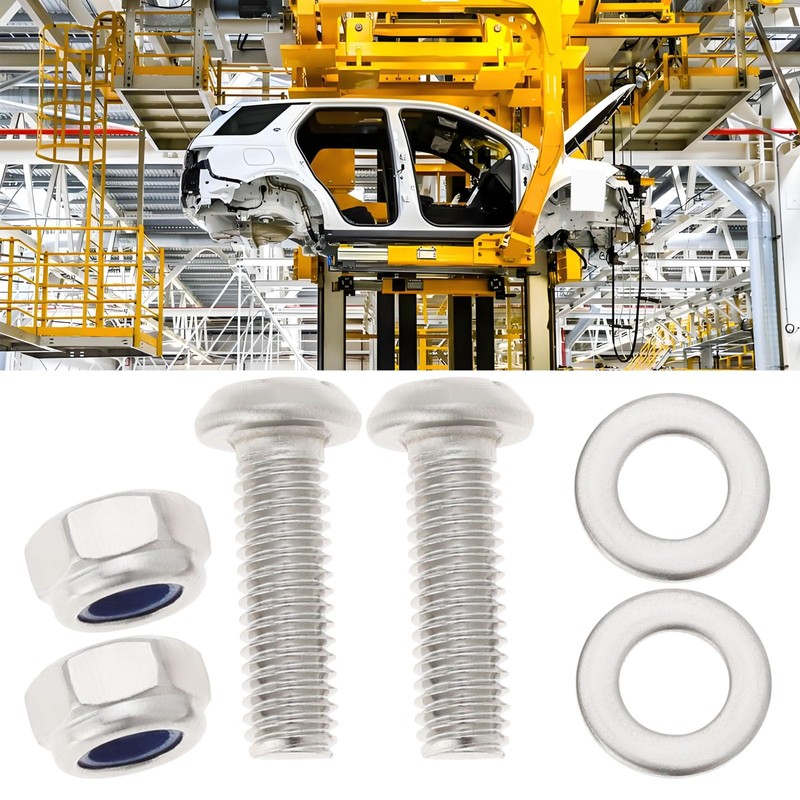LT Easiyl 1Set Stainless Crossmember Rear Body Bolt Fixing Kit