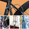DELSWIN Cable Locks with Combination, 4-Digit Gate Lock with 3