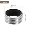 uxcell 4Ps Wine Bottle Collars, Stainless Steel Wine Drip Rings