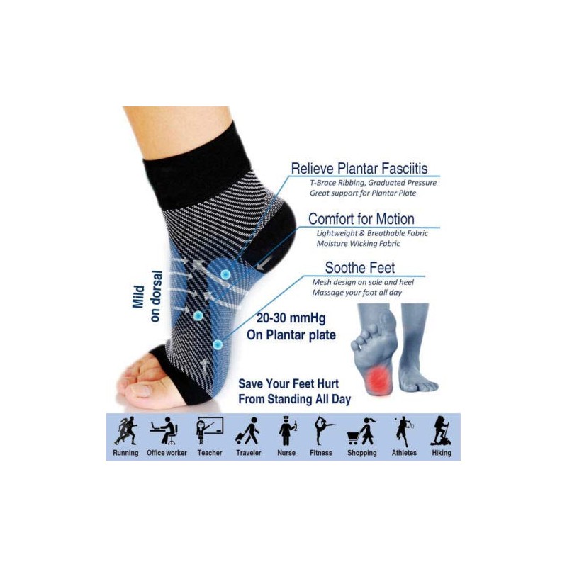 PintoMed Ankle Support for Airflow, Achilles Tendonitis, Breathable, Helps with