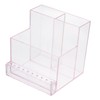 Healeved Storage Box Acrylic Makeup Organizer Brush Holder Skincare Organization