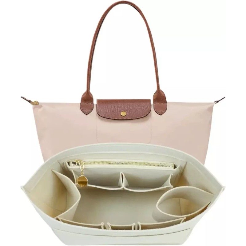 Longchamp 롱샹 프리미엄 펠트 2025베이지-S를 위한 르 플리지 백 지갑