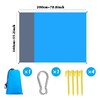 Picnic Blanket, Waterproof, Ultralight Beach Mat, Quick-Drying Beach Blanket, Sand-Free,