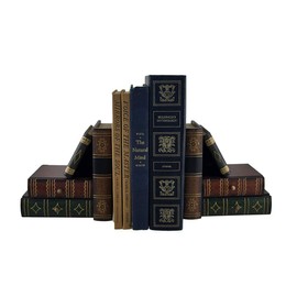 Bellaa Classic Wooden Book Bookends Library Hidden Drawers Vintage Cool Creative Unique Decorative Books Support Shelves Desk Organizer