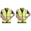 EXECUTIVE HI VIZ WAISTCOAT SATURN YELLOW XL