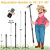 Hoe and Cultivator - 45” Long Handle - Heavy Duty