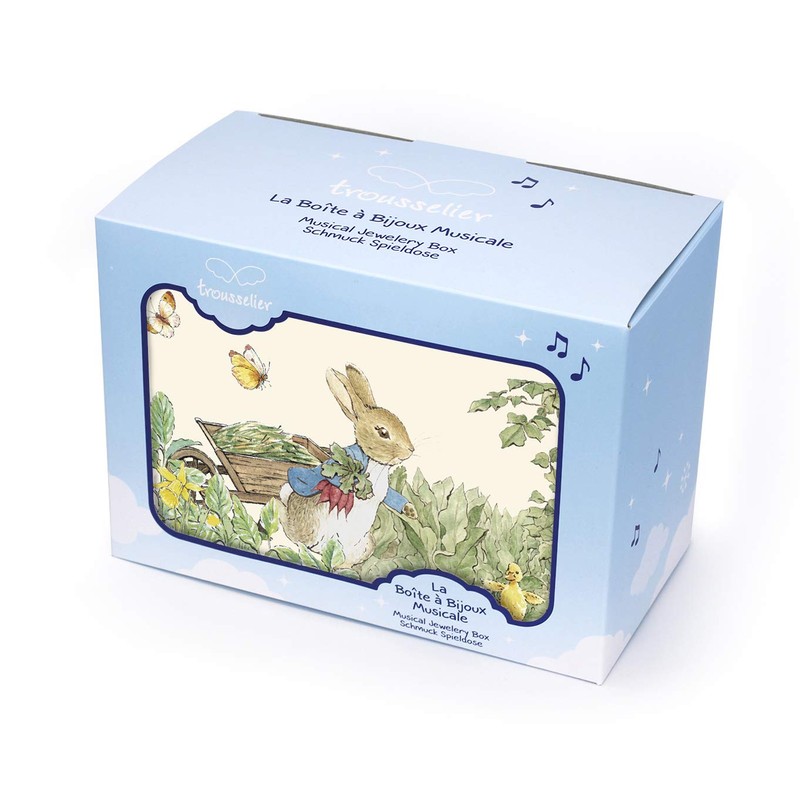 Trousselier - Peter Rabbit Treasure Box & Musical Jewellery Box