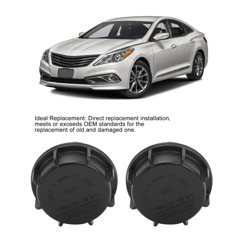 1 Pair Headlight Bulb Dust Cover, Headlight Dust Cap 921402D000