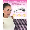 Short Lash Clusters Wispy Fluffy CD Curl Cluster Eyelash Extensions