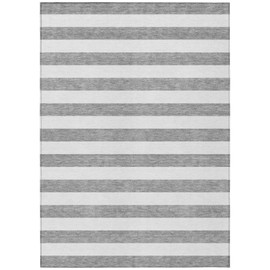 Addison Rugs Chantille ACN528 Gray 3' x 5 Indoor Outdoor Area Rug, Stain Resistant, Machine Washable, Non Shedding, Bedroom, Living Room, Dining Room, Kitchen Rug