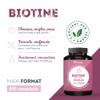 Biotin Hair 10,000 mcg - Highly Concentrated - Hair Growth,