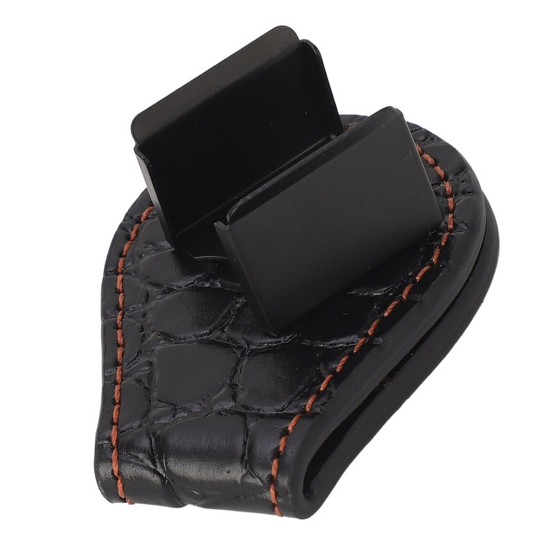 Billiard Chalk Holder Leather Portable Pool Cue Chalk Case with
