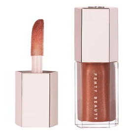 Fenty Beauty Mini Gloss Bomb Universal Lipstick with Shea Butter, 5.5 ml, (01 FENTY Glow)