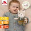 Fehn FehnNATUR Crinkle Bear - Activity Baby Raschel Toy for