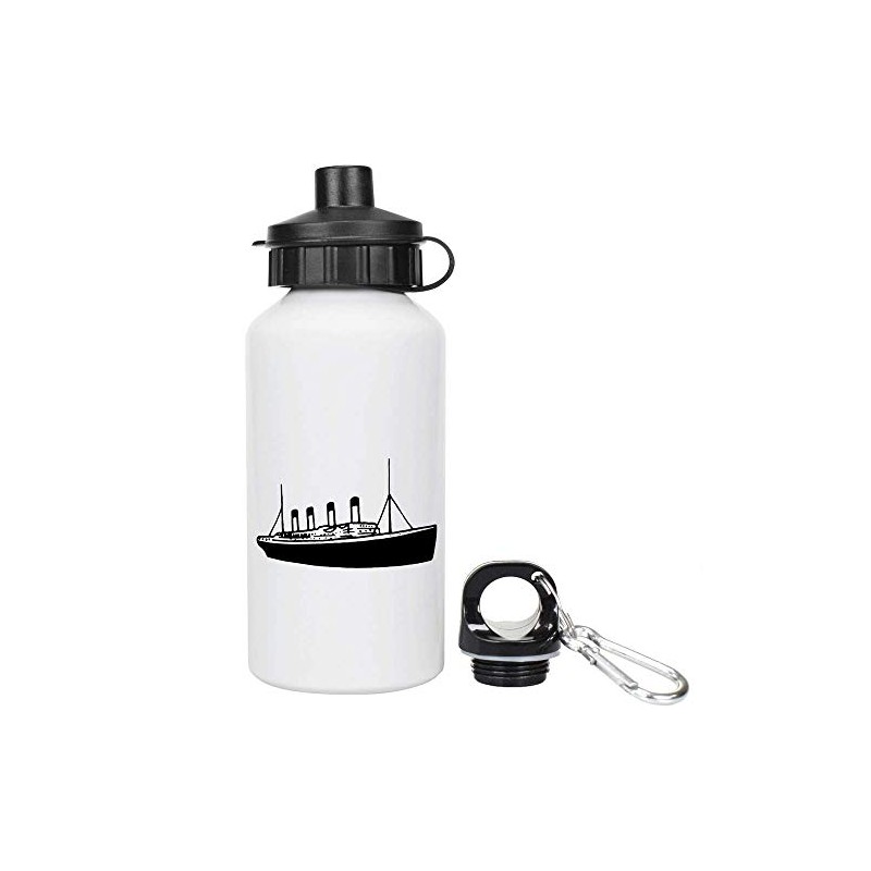 Azeeda 400ml 'Titanic Ship' Kids Reusable Water/Drinks Bottle (WT00022606)