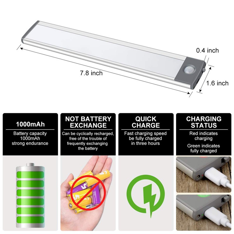 30-LED Motion Sensor Cabinet & Cupboard Light - Under Counter