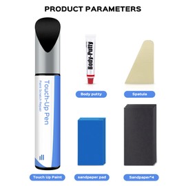 PARTS4EV Agate Black Metallic(UM) Touch Up Paint Repair Kit Compatible with Ford - DIY Kit Exactly Matches Chips and Nicks