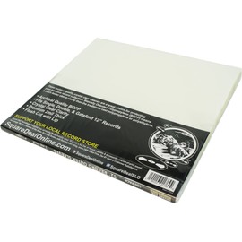 (100-Pack) Premium 12" LP Record Outer Sleeves – 2 Mil BOPP – Crystal Clear, Flush Cut, Archival Quality Protection for Vinyl Albums