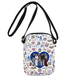 MYSOMY Kpop Group Crossbody Bag Music Fans Gifts K Pop Group Shoulder Bag Kpop Merchandise (OMG cb uk1)