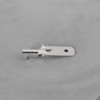 YINETTECH 50pcs 6.35 mm Crimp Flat Plug Socket 1.0-2.5mm² Spade
