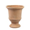 Serene Spaces Living TerraLava Classic Concrete Urn Planter – Durable