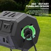 MoNiBloom 43 Gallon Compost Tumbler, Outdoor BPA Free Large Dual