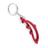 Komonee Dolphin Red Bottle Opener Key Chain Metal Aquatic Animal