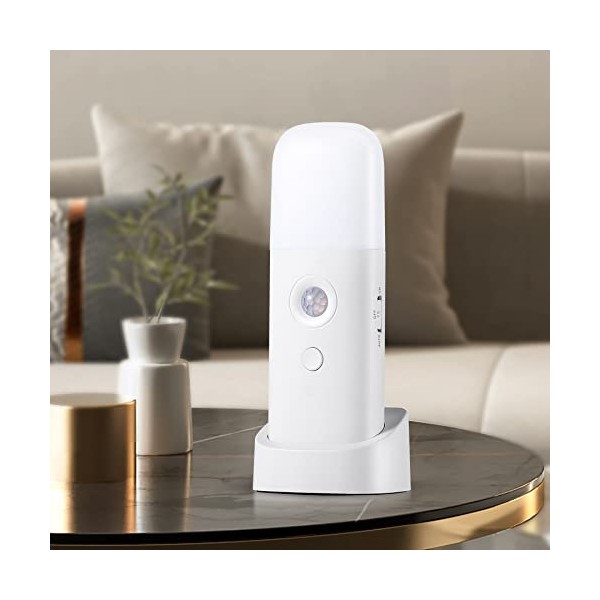Creweel Motion Sensor Night Lights Indoor, Rechargeable Night Light Battery