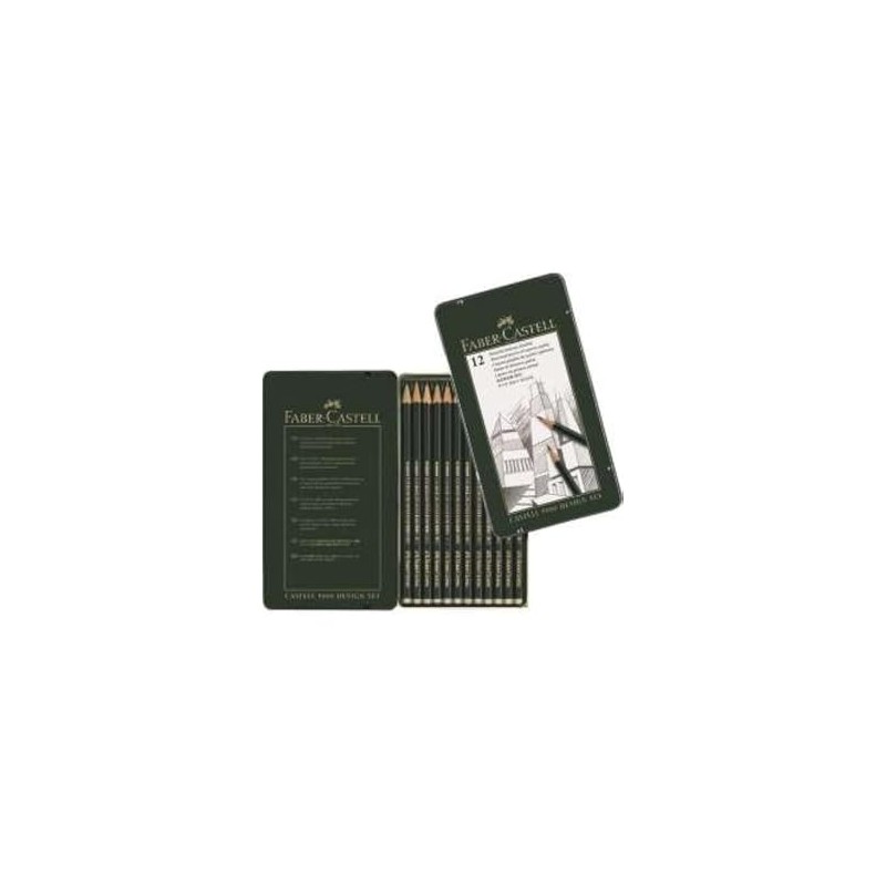 Faber-Castell Castell 9000 Pencil Design Set of 12