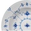 Royal Copenhagen 1017196 Blue Fluted Plain Deep Plate, 9.1 inches