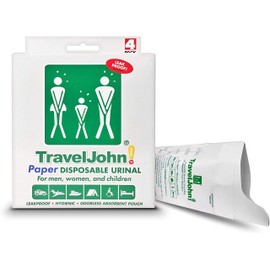 TravelJhon Unisex Disposable Paper Urinal - Pack of 4
