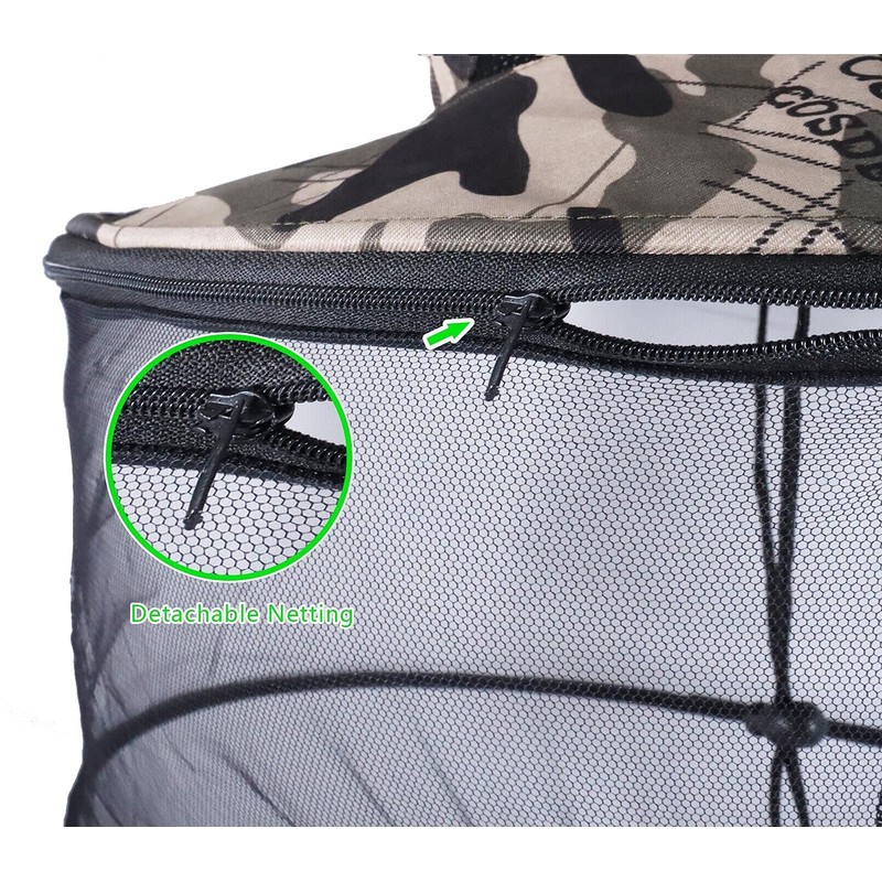 Mosquito Hat with Removable Netting Midge Mosquito Head Net Hat