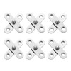 sourcing map 6Pcs 360 Degree Rotating Pivot Hinges, 57 x
