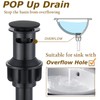 WINKEAR Roman Bathroom Sink Faucet Deck Mount or Wall Mount