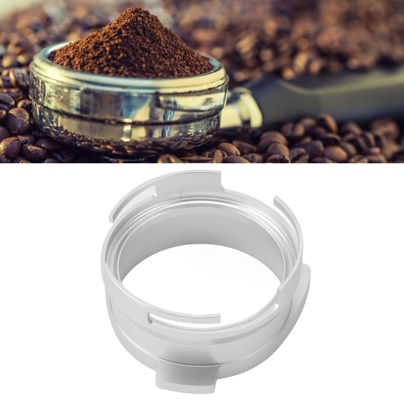 Dosing Funnel Aluminium Alloy Splash Proof Rotatable Coffee Dosing Ring