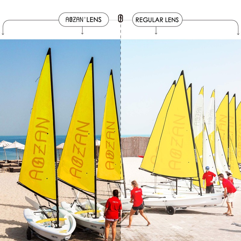 AOZAN ANSI Z87.1 Replacement Lenses Compatible with Oakley M2 Frame