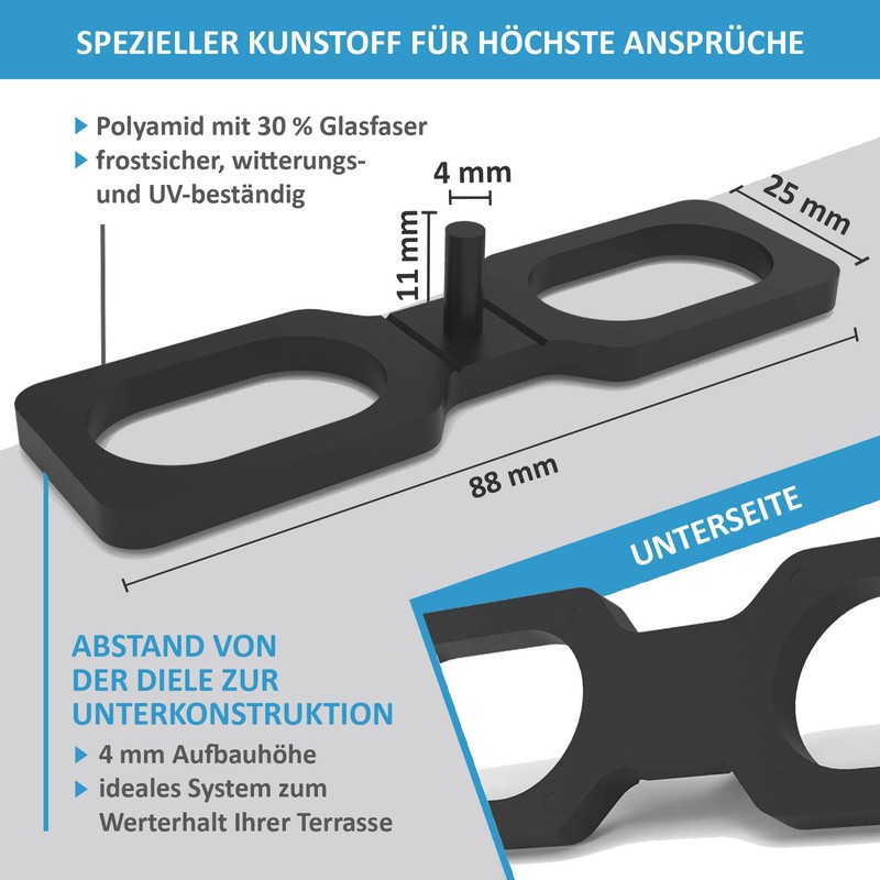 My Plast I Pack of 100 - 4mm Joint Width