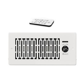 MOTCTQVD Register Fan for 4"x10", 10-Speed Vent Booster, Control Heating Cooling AC Vent Fan with Remote Control