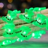 Impress Life Green Hat String Lights, Battery Operated/USB Plug-in 10ft