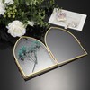 JUXYES 5x7 Inch Tabletop Double Glass Frame for Pressed Flowers,