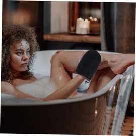 Mikinona 3pcs Self Tanning Mitt Kit Moisture-Proof Gloves for Body Lotion Sunscreen Back Applicator Set