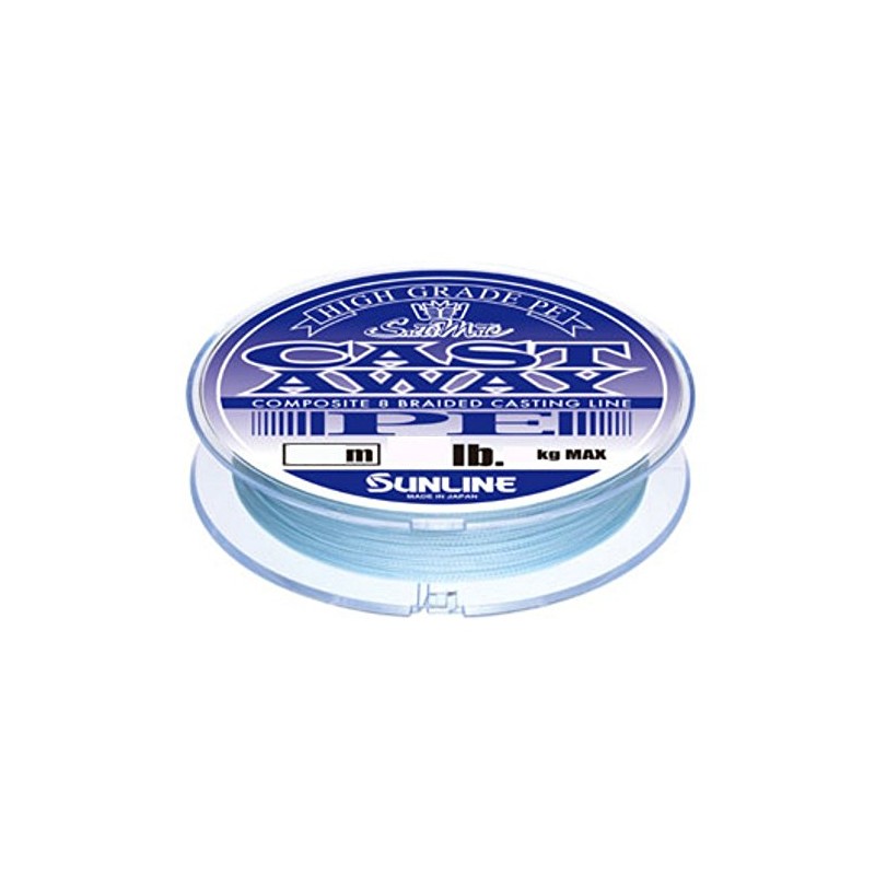 SUNLINE PE Line Saltimate Cast Away 200m 25lb Pearl Blue