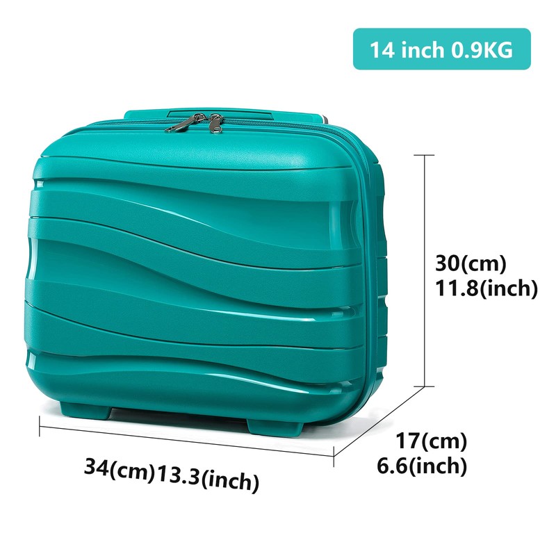Kono Lightweight Polypropylene Carrying Case Hard Shell Cosmetic Case Travel