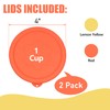 Viotiin 1 Cup Silicone Replacement Lids Storage Cover for Pyrex